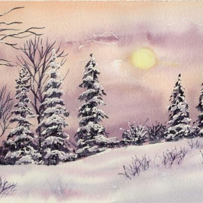 Forêt en hiver (2)