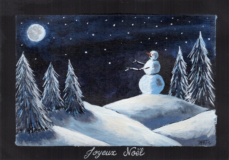 Le bonhomme et la lune