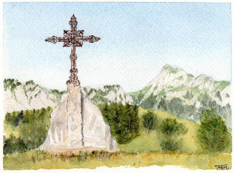 La croix du Mont Bénand